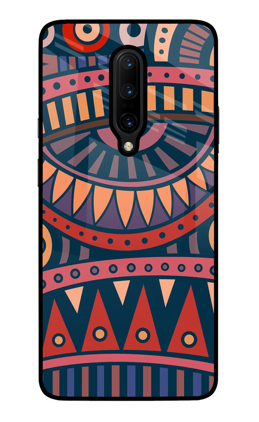African Culture Design Oneplus 7 Pro Glass Case