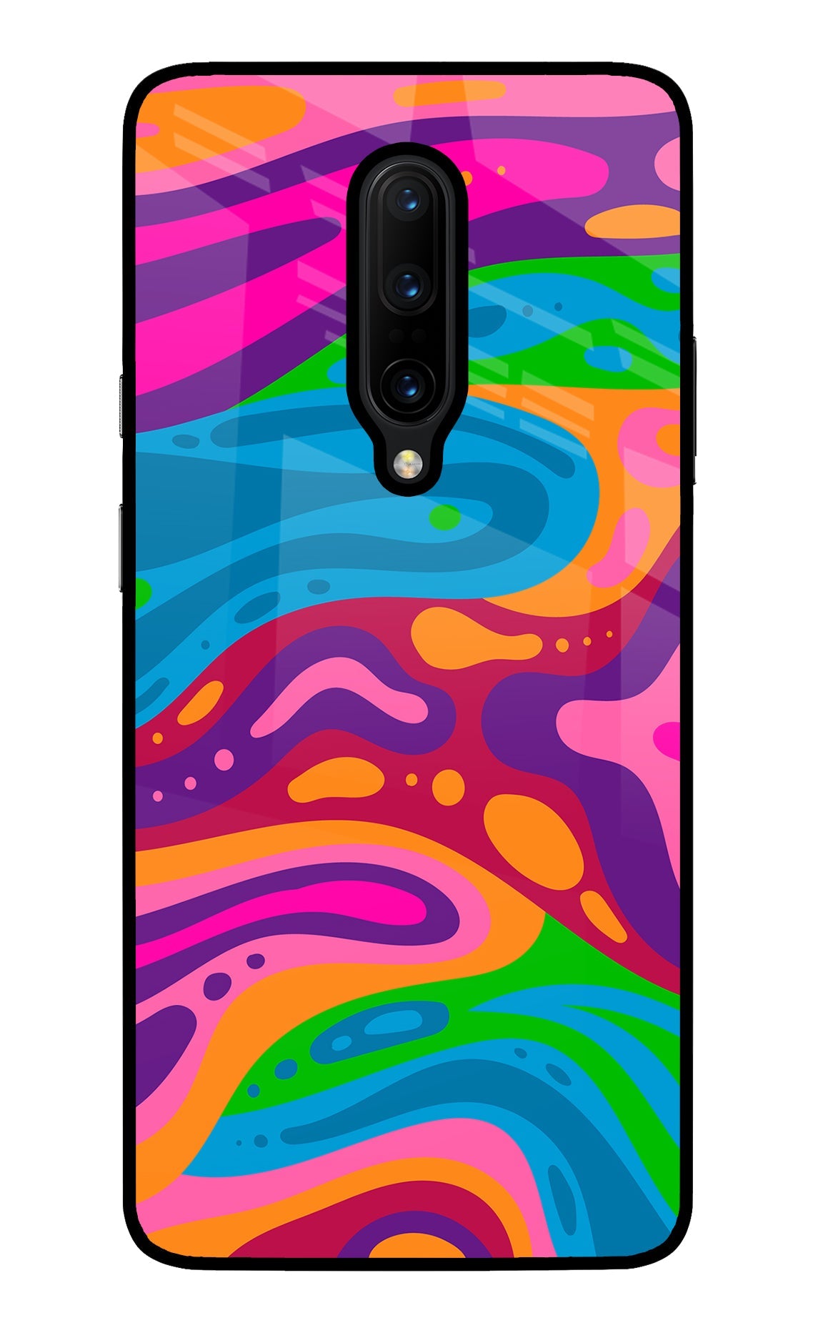 Trippy Pattern Oneplus 7 Pro Back Cover