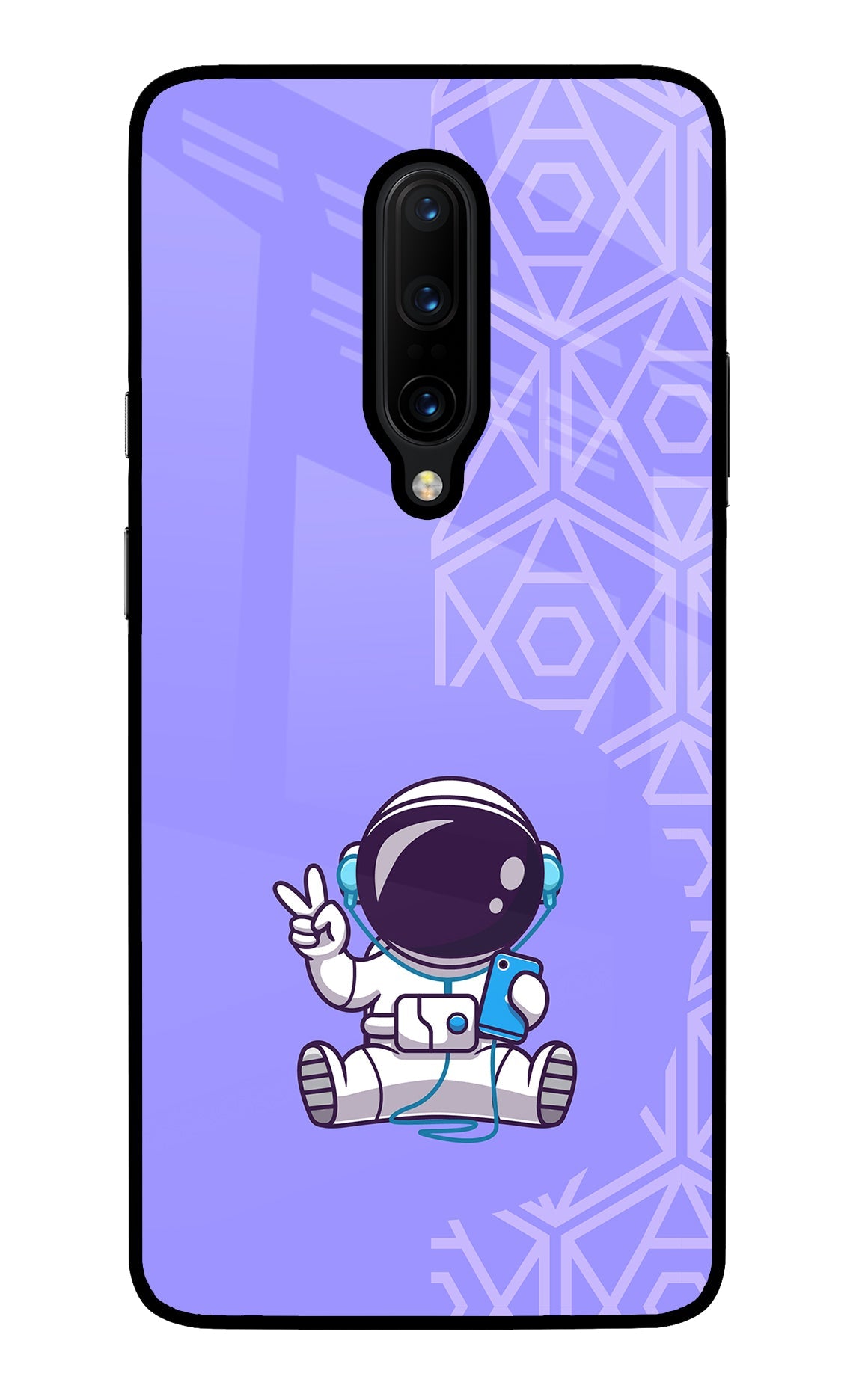 Cute Astronaut Chilling Oneplus 7 Pro Back Cover