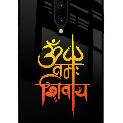 Om Namah Shivay Oneplus 7 Pro Glass Case