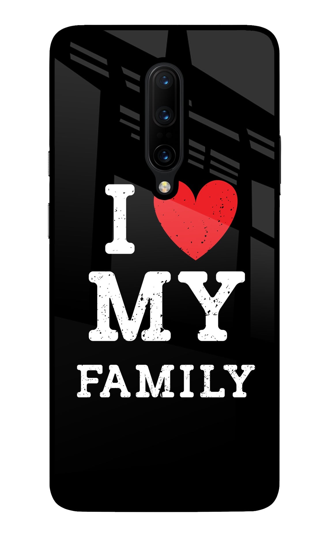 I Love My Family Oneplus 7 Pro Back Cover