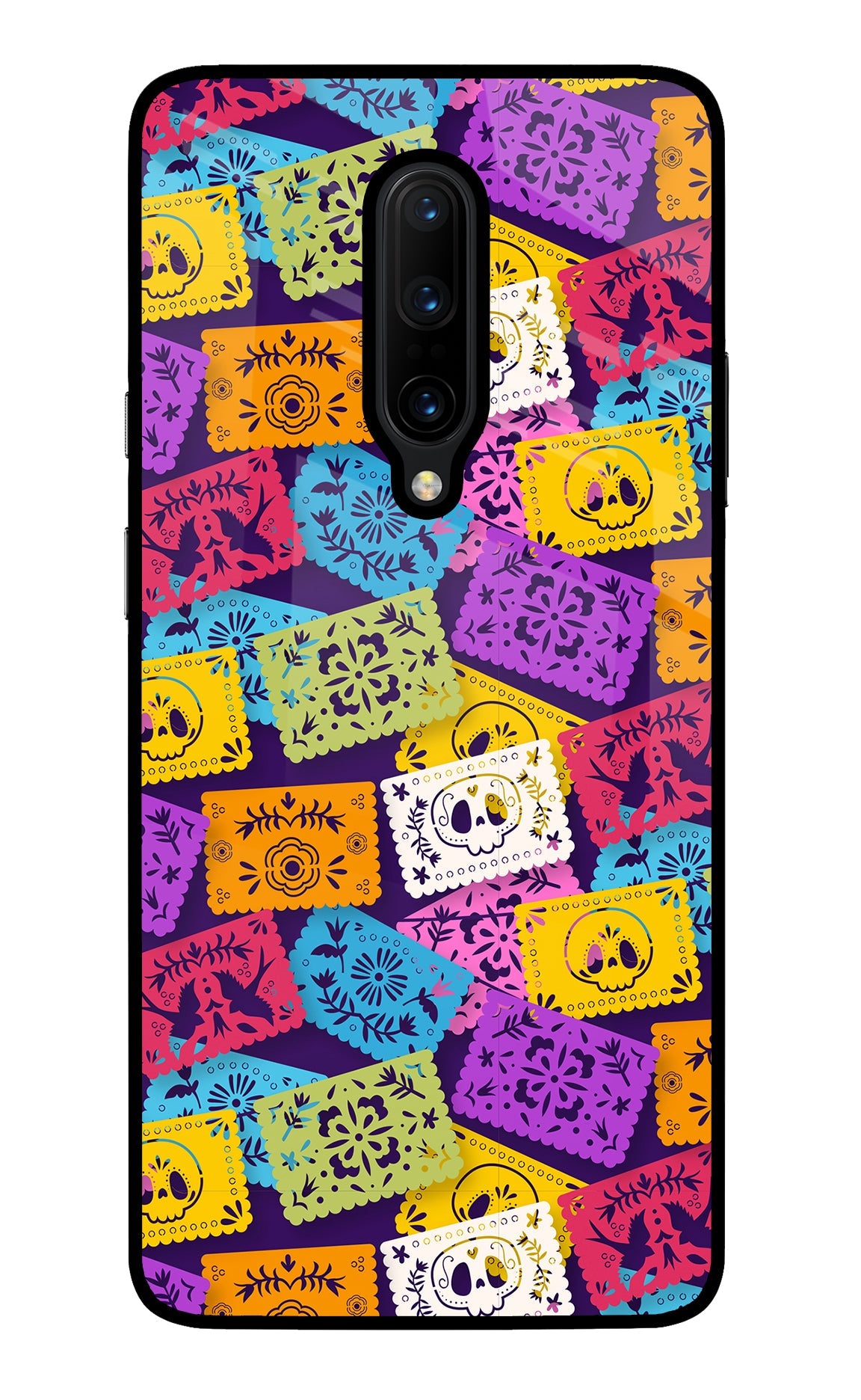 Mexican Pattern Oneplus 7 Pro Glass Case