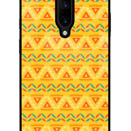 Tribal Pattern Oneplus 7 Pro Glass Case