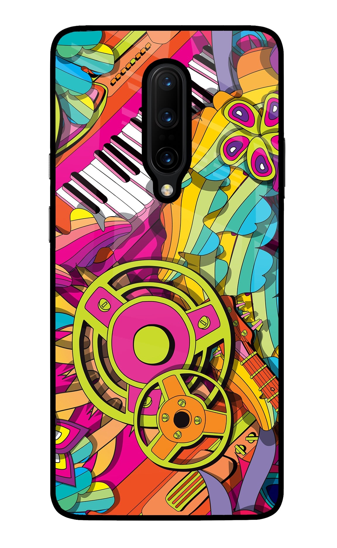 Music Doodle Oneplus 7 Pro Back Cover