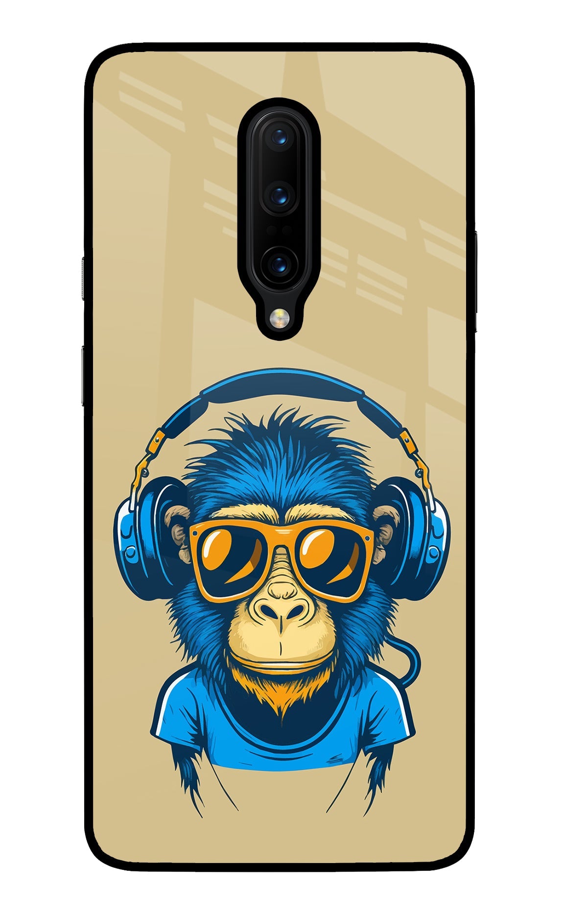 Monkey Headphone Oneplus 7 Pro Back Cover