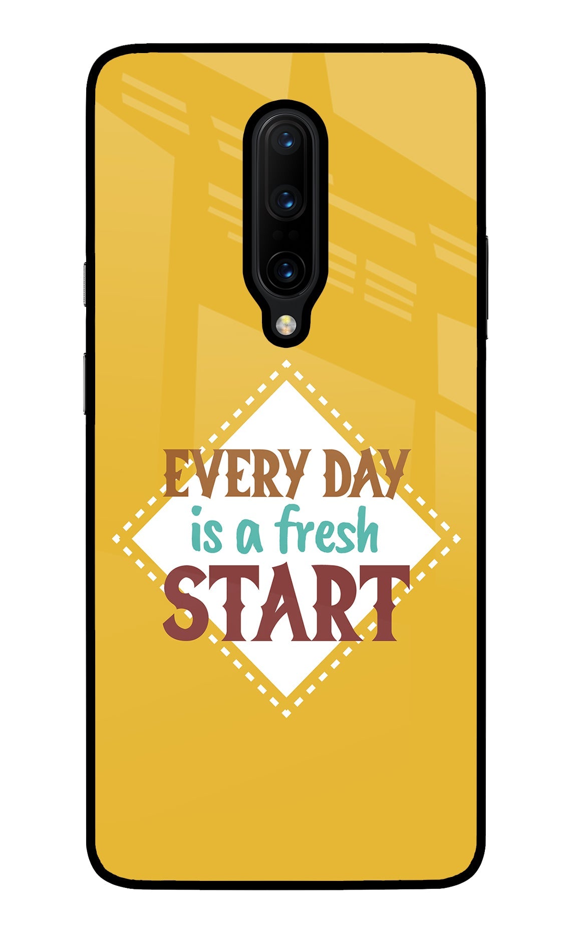 Every day is a Fresh Start Oneplus 7 Pro Glass Case