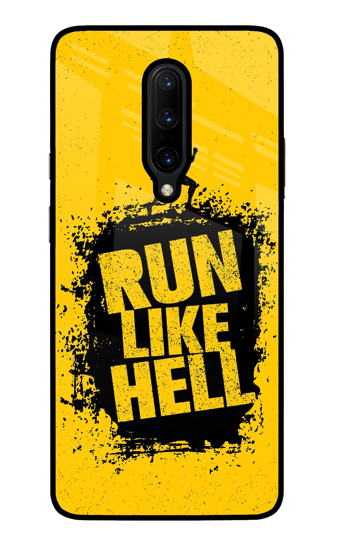 Run Like Hell Oneplus 7 Pro Glass Case