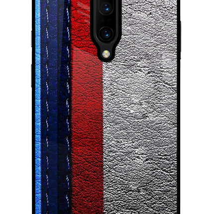 BMW Stripes Oneplus 7 Pro Glass Case