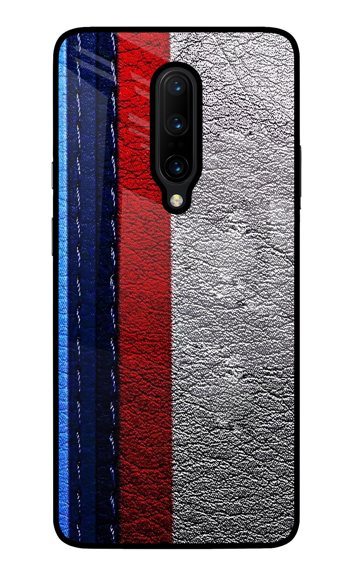 BMW Stripes Oneplus 7 Pro Glass Case