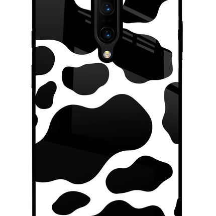 Cow Spots Oneplus 7 Pro Glass Case