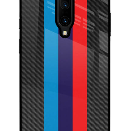 BMW Stripes Pattern Oneplus 7 Pro Glass Case