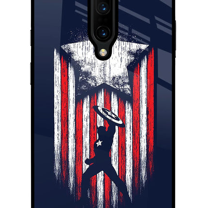 Captain America Marvel Art Oneplus 7 Pro Glass Case