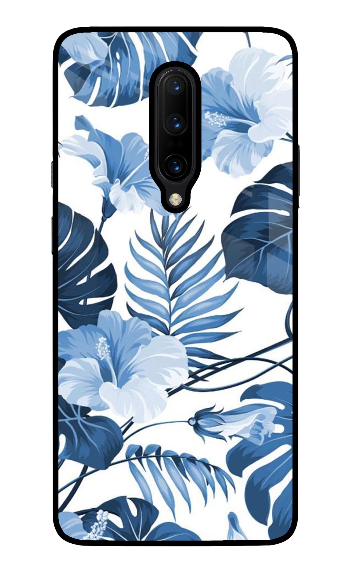 Fabric Art Oneplus 7 Pro Glass Case Back Cover by Casekaro