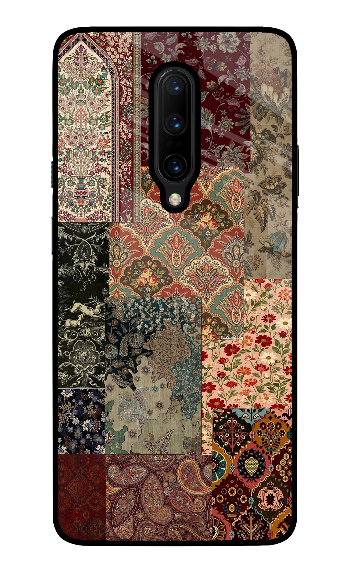 Desi Print Oneplus 7 Pro Glass Case Back Cover by Casekaro