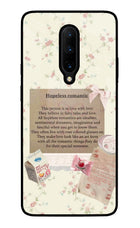 Hopeless Romantic Oneplus 7 Pro Glass Case