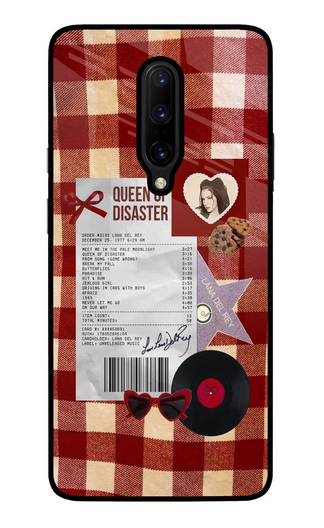 Queen of Disaster Oneplus 7 Pro Glass Case