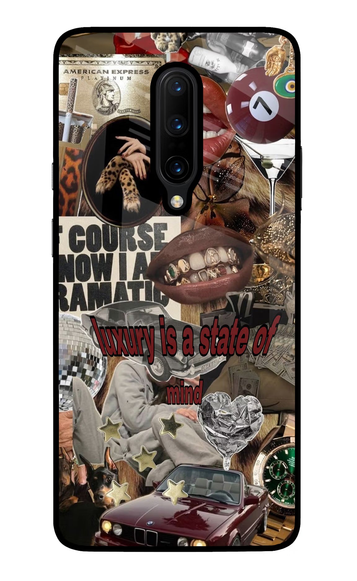 Luxury Oneplus 7 Pro Glass Case Back Cover by Casekaro