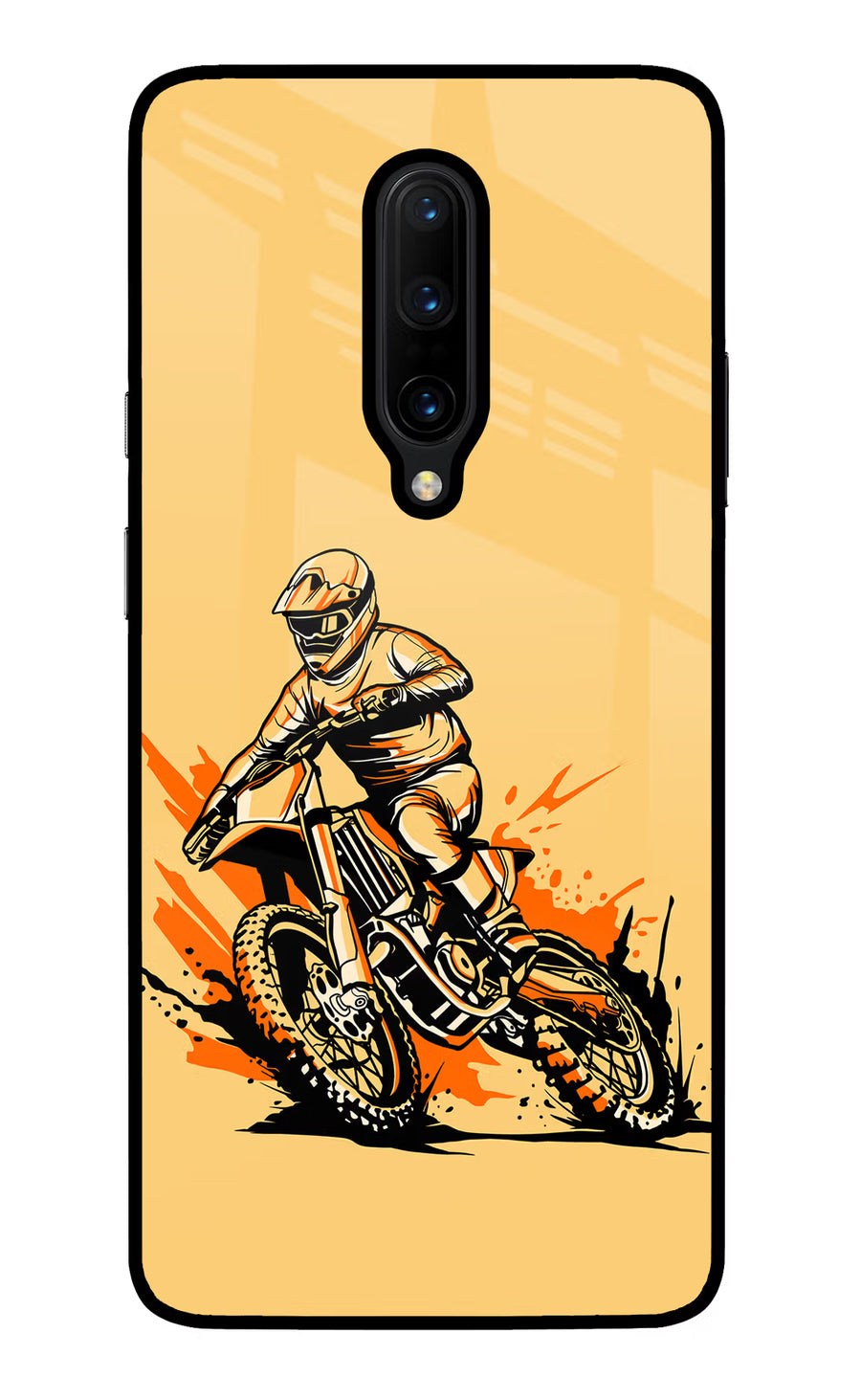 Off-Road Fury Oneplus 7 Pro Back Cover, Glass case