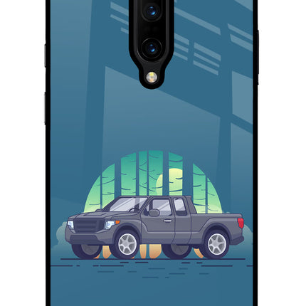 Retro Garage Vibe Oneplus 7 Pro Glass Case