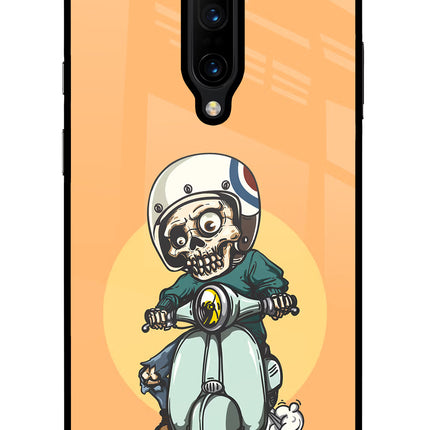 Undead Biker Oneplus 7 Pro Glass Case