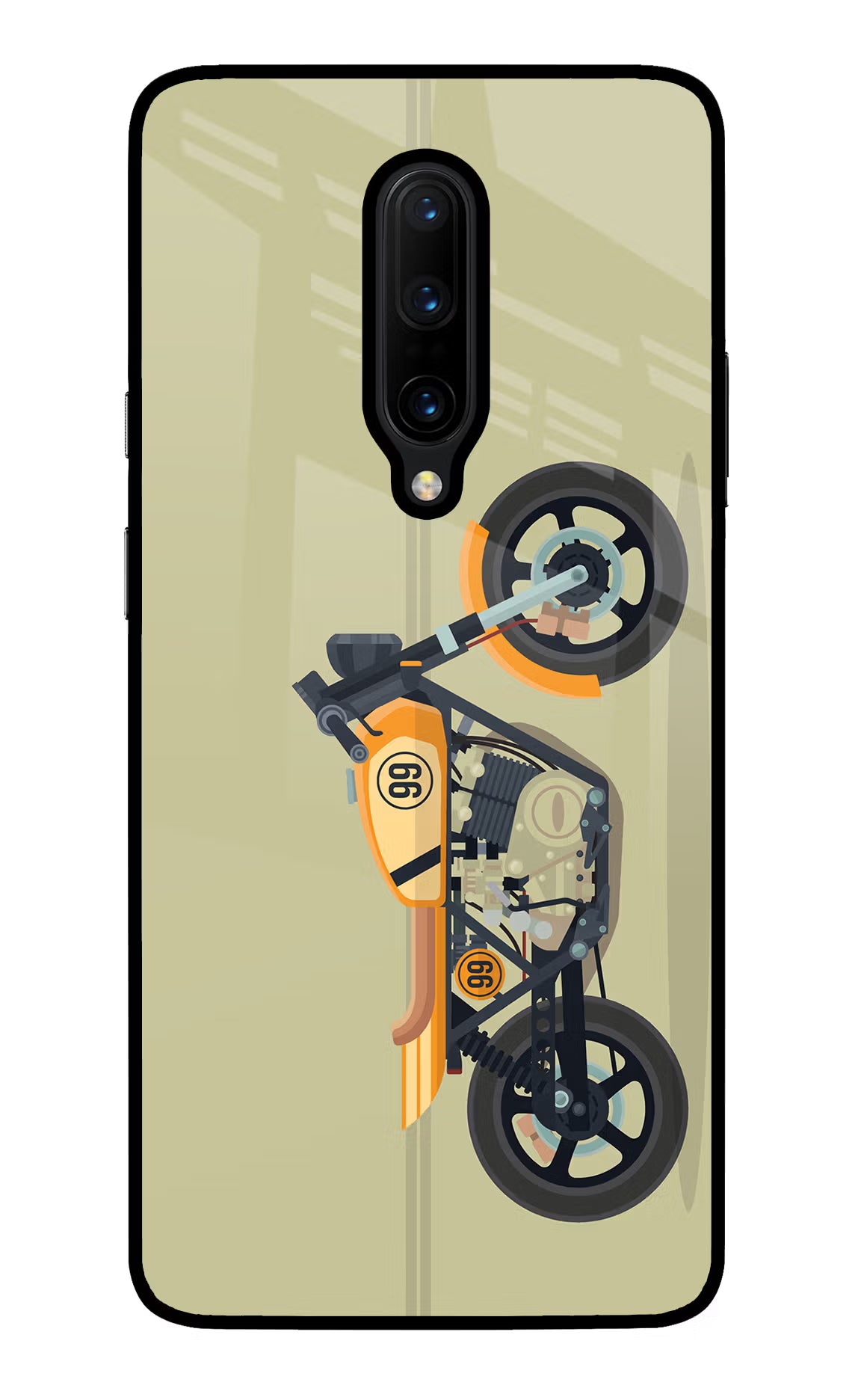 Vertical Speedster Oneplus 7 Pro Glass Case