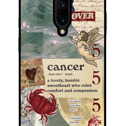 Cancer Zodiac Oneplus 7 Pro Glass Case