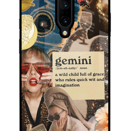 Gemini Zodiac Oneplus 7 Pro Glass Case