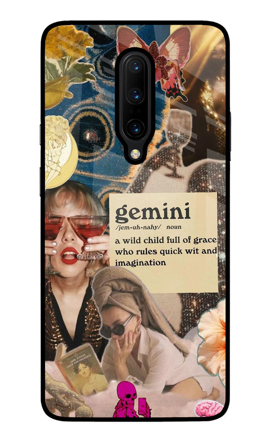 Gemini Zodiac Oneplus 7 Pro Glass Case