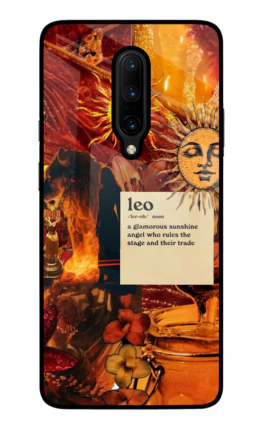 Leo Zodiac Oneplus 7 Pro Glass Case