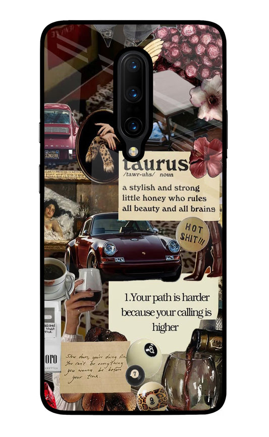 Taurus Zodiac Oneplus 7 Pro Glass Case