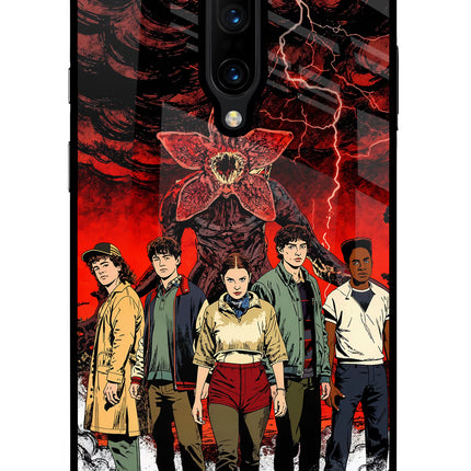 Ordinary Things Characters Oneplus 7 Pro Glass Case