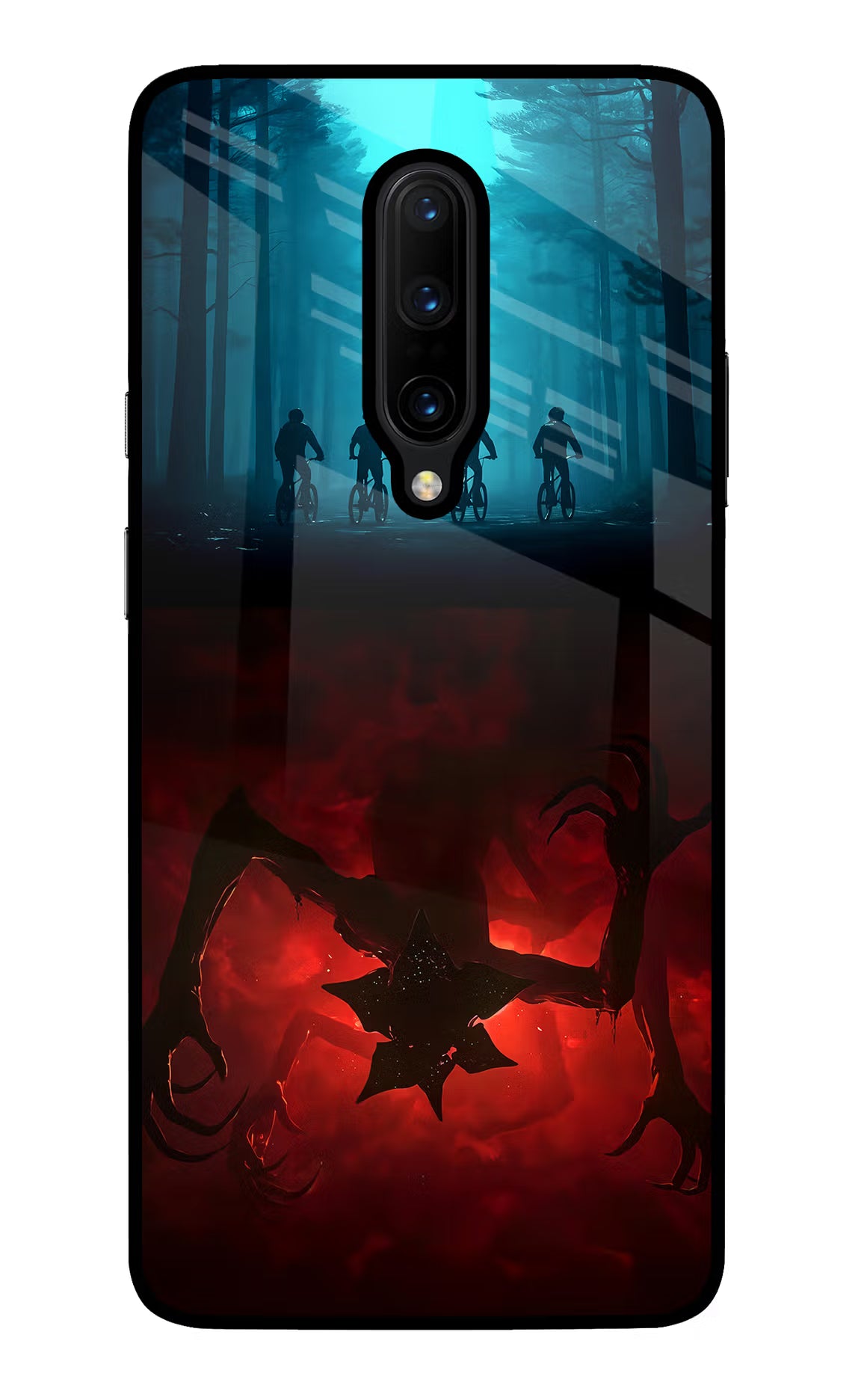 Ordinary Things Downside Up Oneplus 7 Pro Glass Case Back Cover by Casekaro