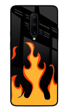 Fired Up – Black Oneplus 7 Pro Glass Case