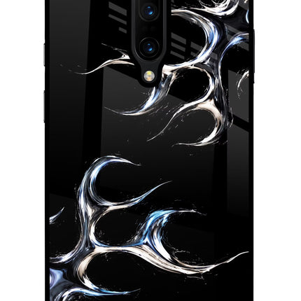 Chrome Tribal Oneplus 7 Pro Glass Case Back Cover by Casekaro