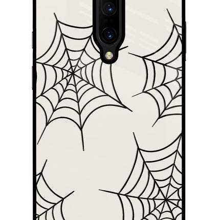Spider Web Oneplus 7 Pro Glass Case