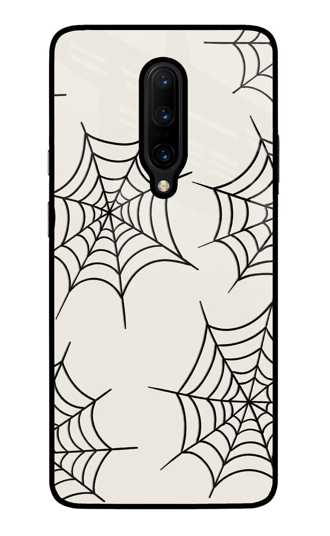 Spider Web Oneplus 7 Pro Glass Case