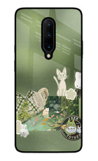 Aesthetic anime Oneplus 7 Pro Glass Case