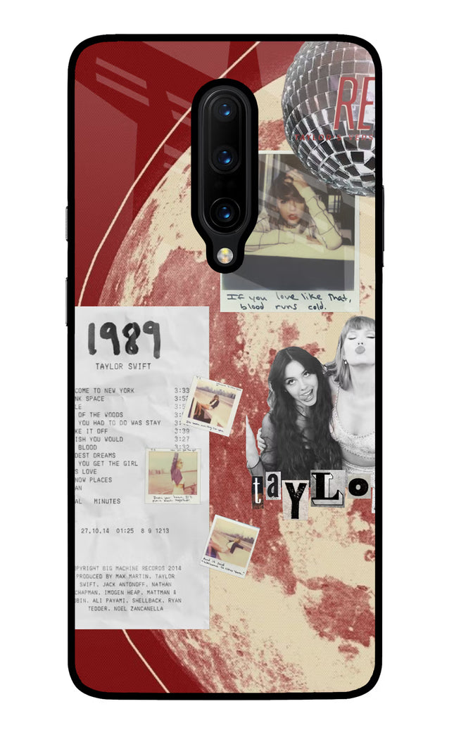 Taylor Swift Oneplus 7 Pro Glass Case