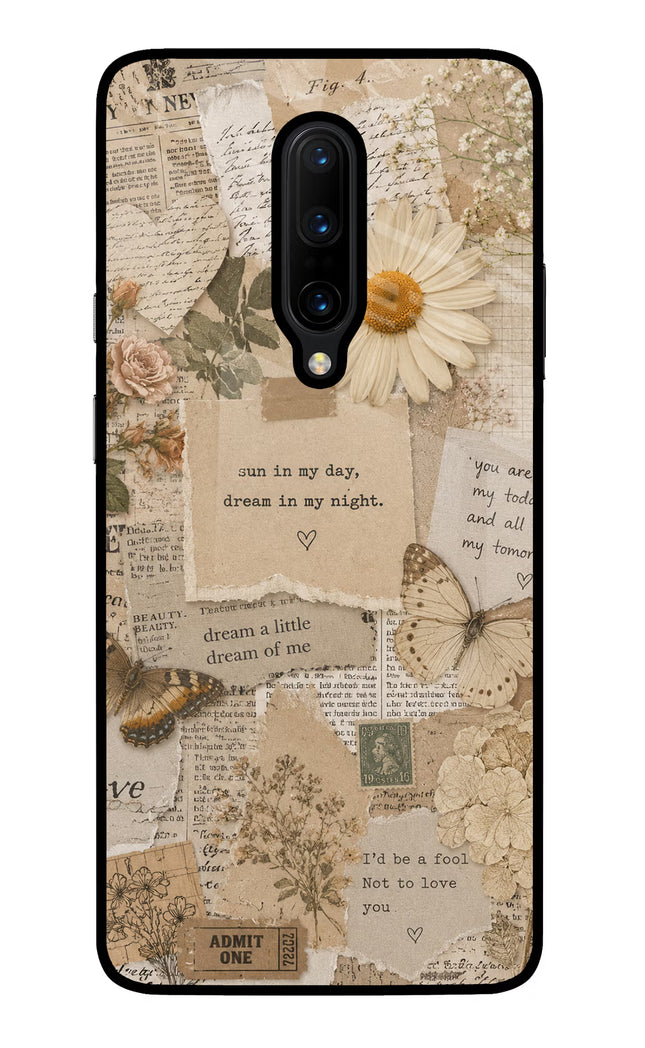 Vintage case Oneplus 7 Pro Glass Case