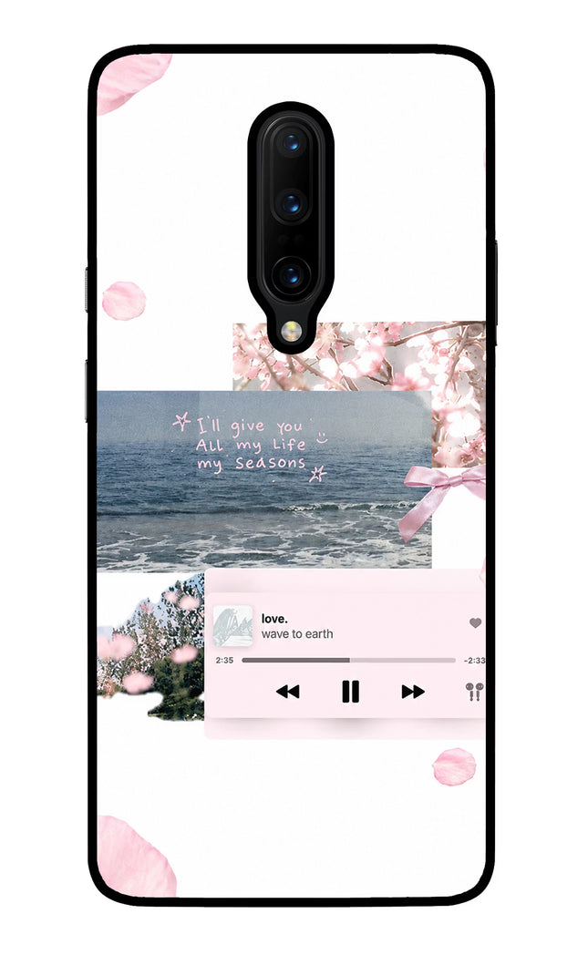 Wave to earth Oneplus 7 Pro Glass Case
