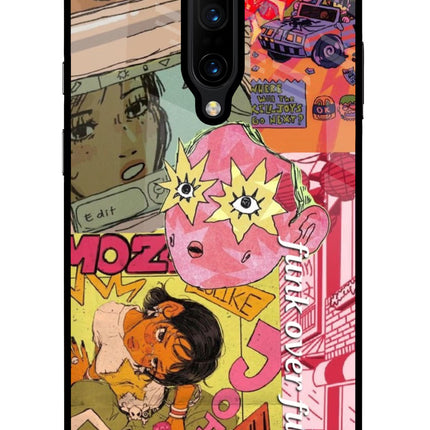Funkover Oneplus 7 Pro Glass Case