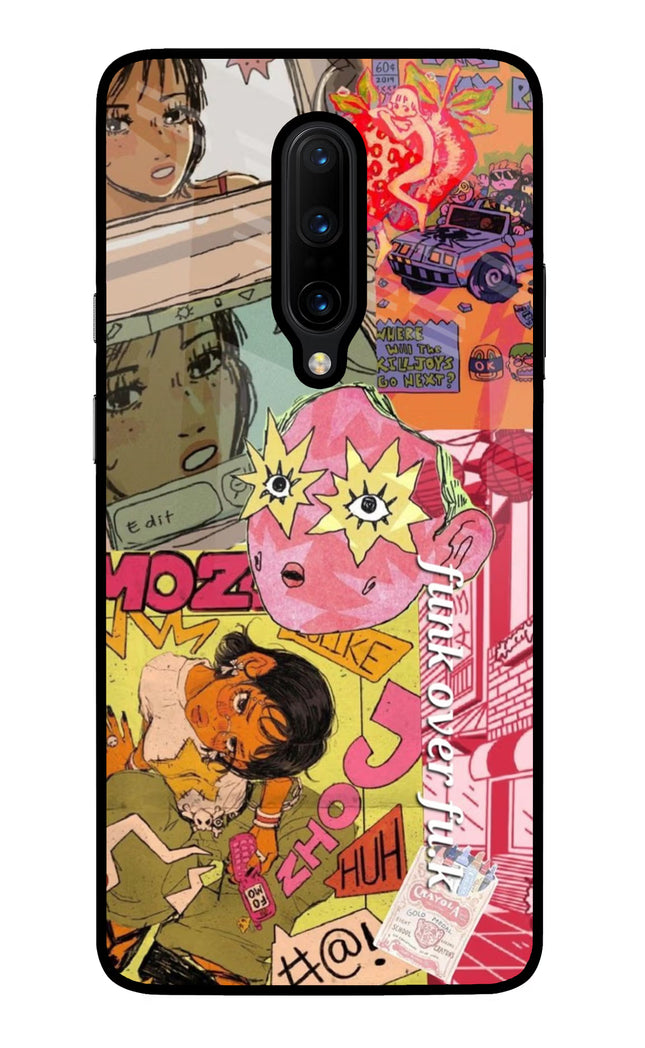 Funkover Oneplus 7 Pro Glass Case