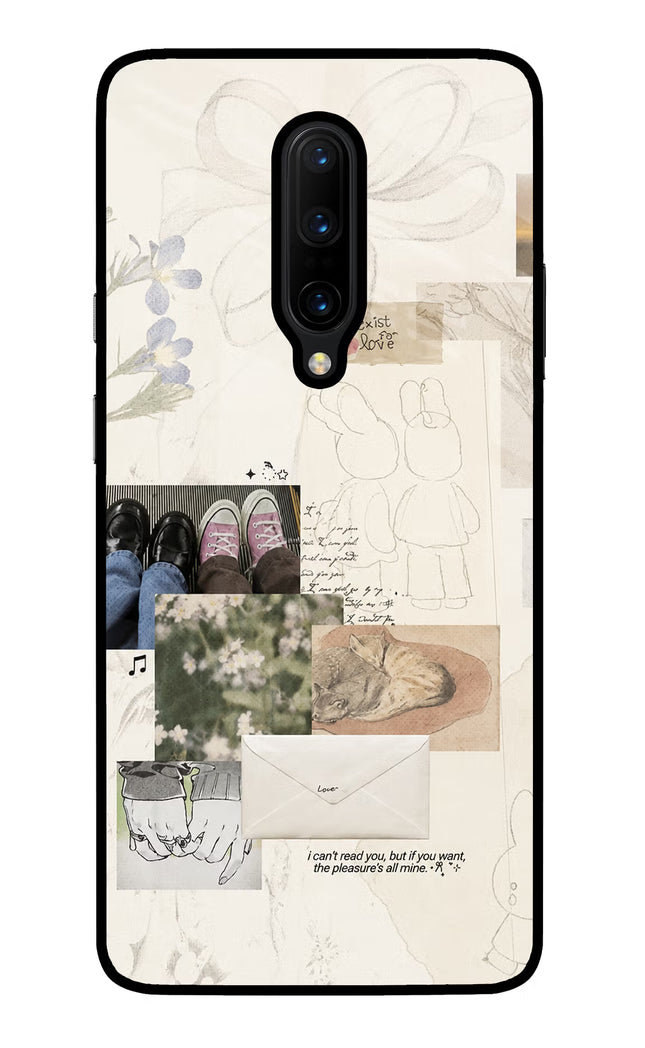 Soft Aesthetic Oneplus 7 Pro Glass Case