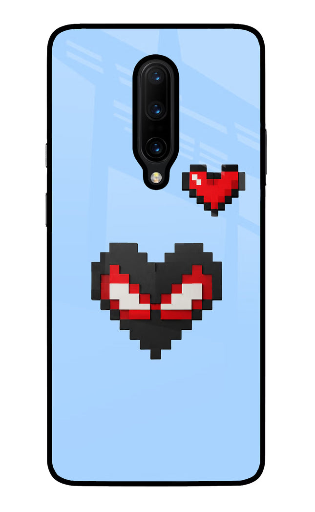 Peter Heart Oneplus 7 Pro Glass Case