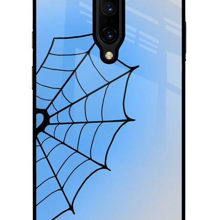 Blue Web Oneplus 7 Pro Glass Case