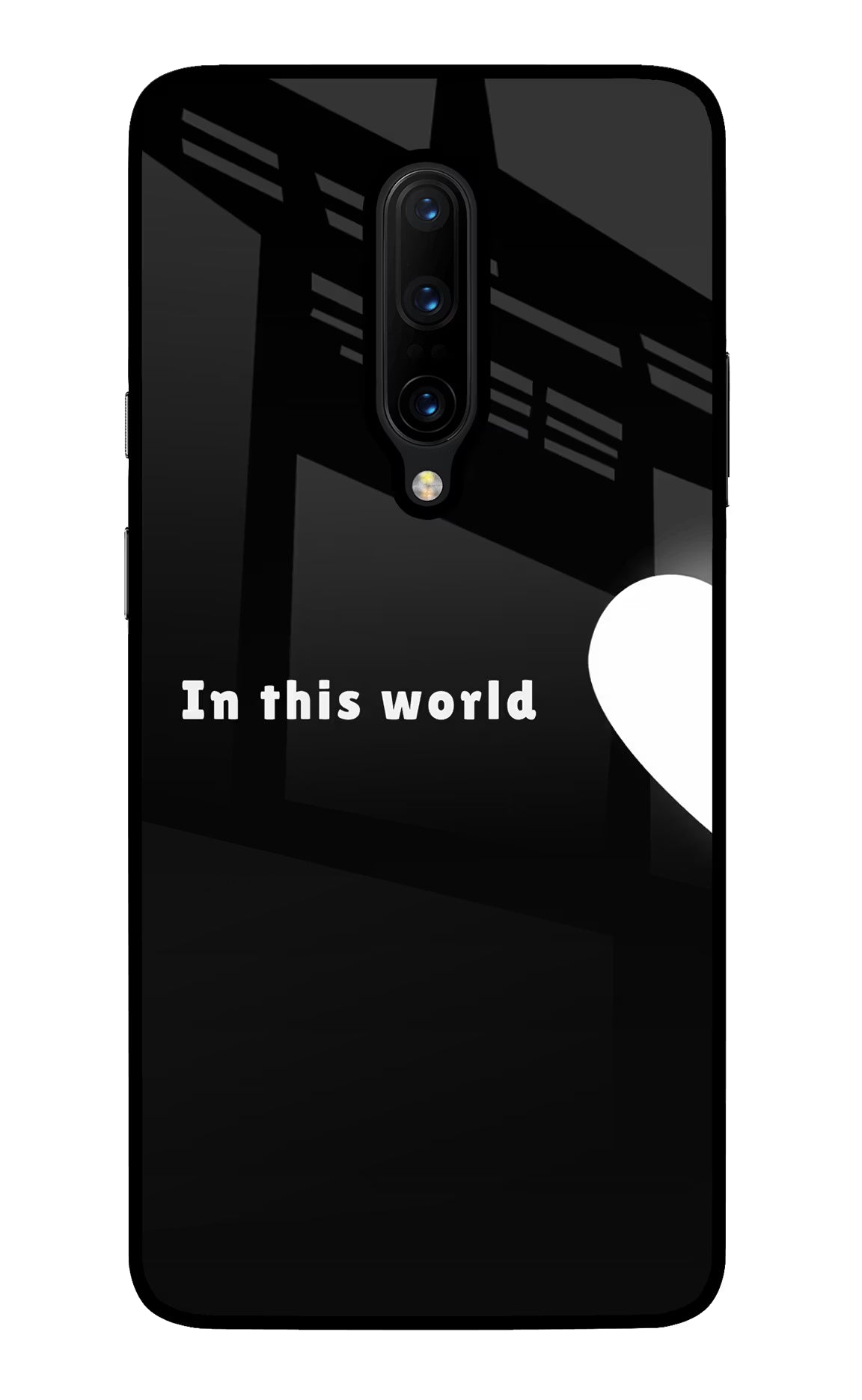 This World Oneplus 7 Pro Glass Case Back Cover by Casekaro