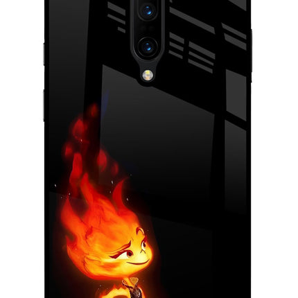 Ember Flame Oneplus 7 Pro Glass Case