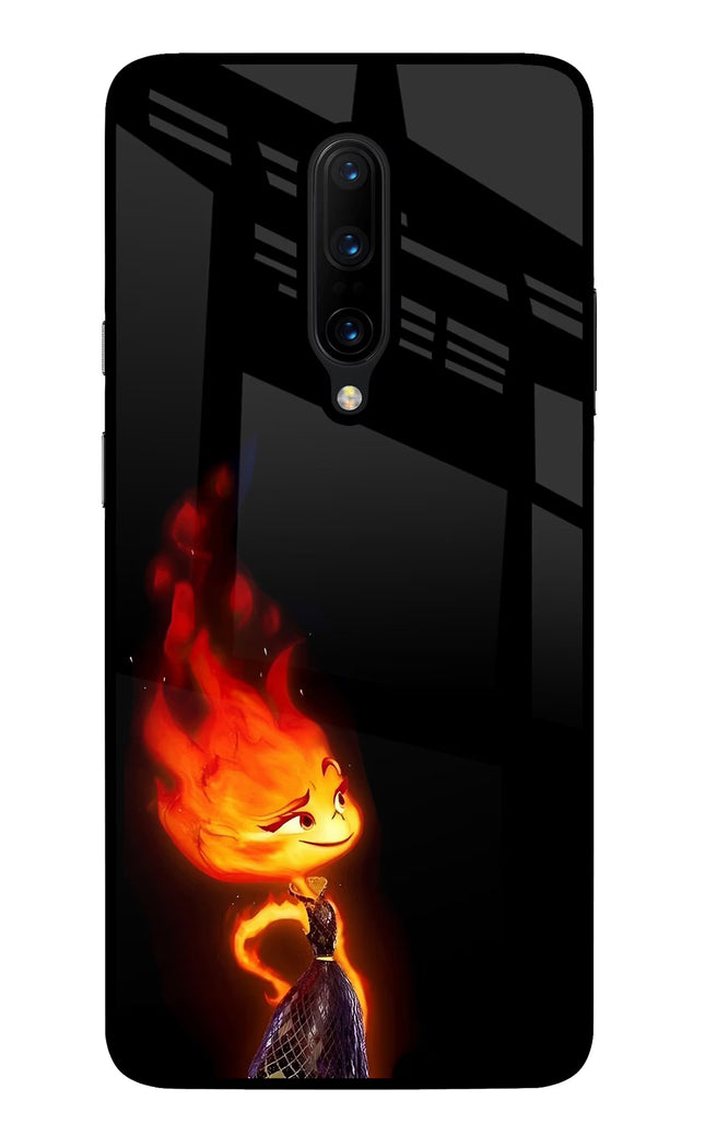 Ember Flame Oneplus 7 Pro Glass Case