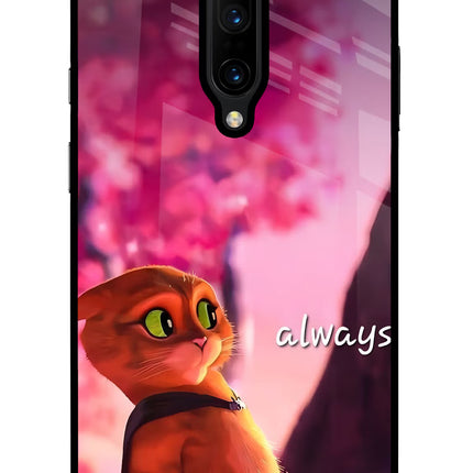 Always Cat Oneplus 7 Pro Glass Case