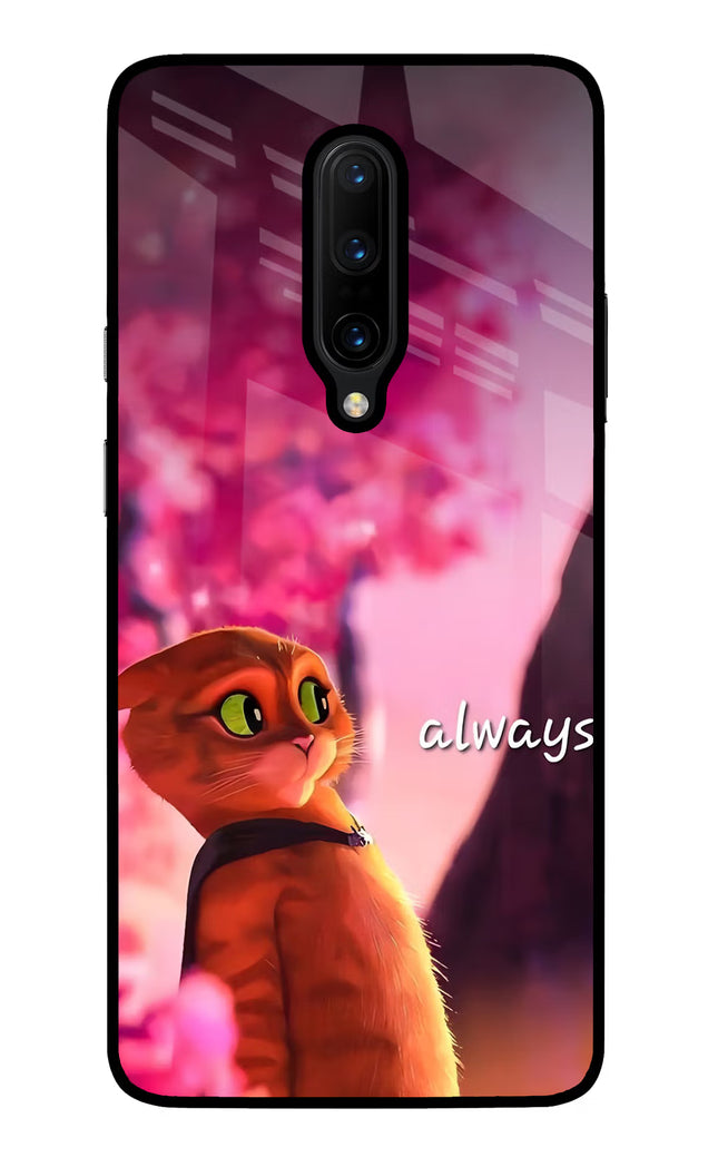 Always Cat Oneplus 7 Pro Glass Case